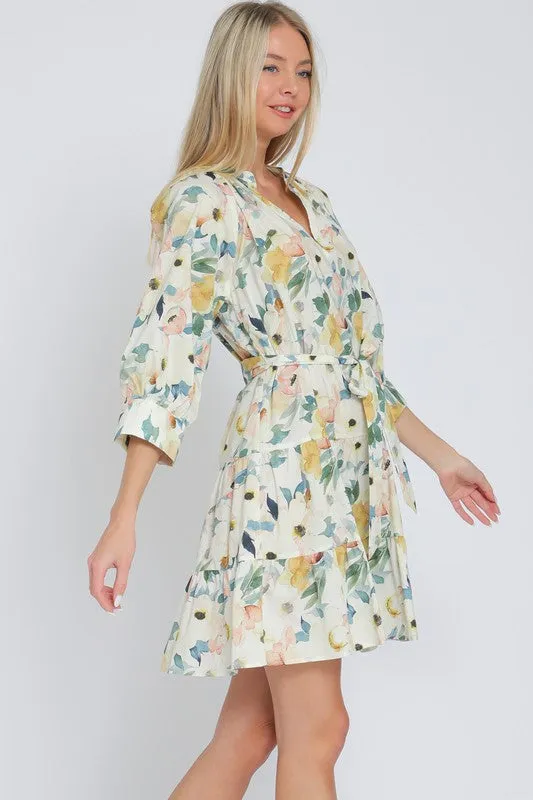 GIANNA MINI FLORAL DRESS